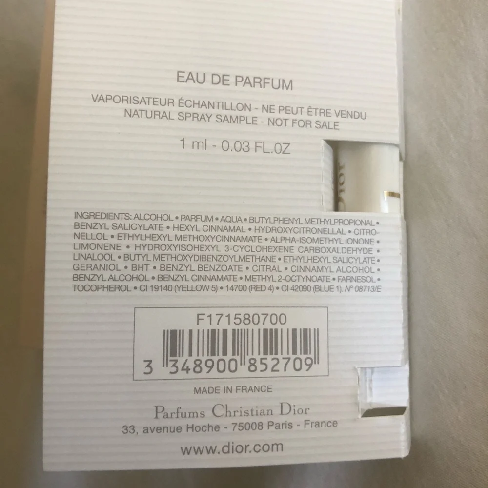 4 Dior Samples